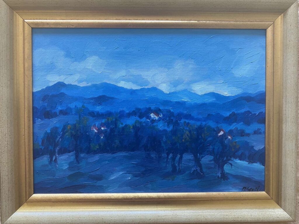 Suton ram, ulje na platnu